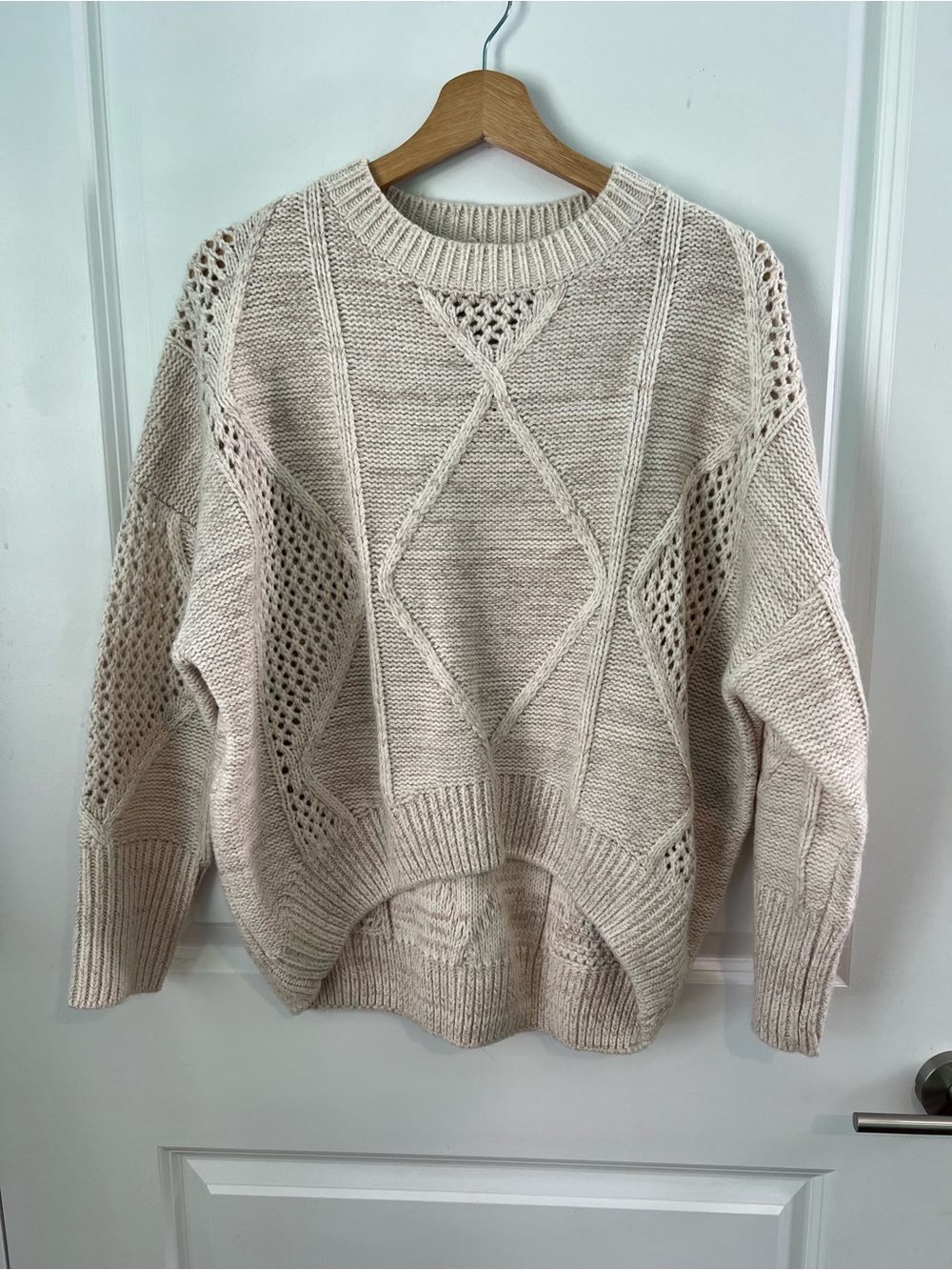 BURU Oatmeal Knit Sweater Size XS/S